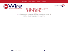 Tablet Screenshot of h-wire.com